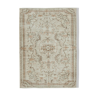 Hand-knotted turkish beige carpet 182 cm x 252 cm