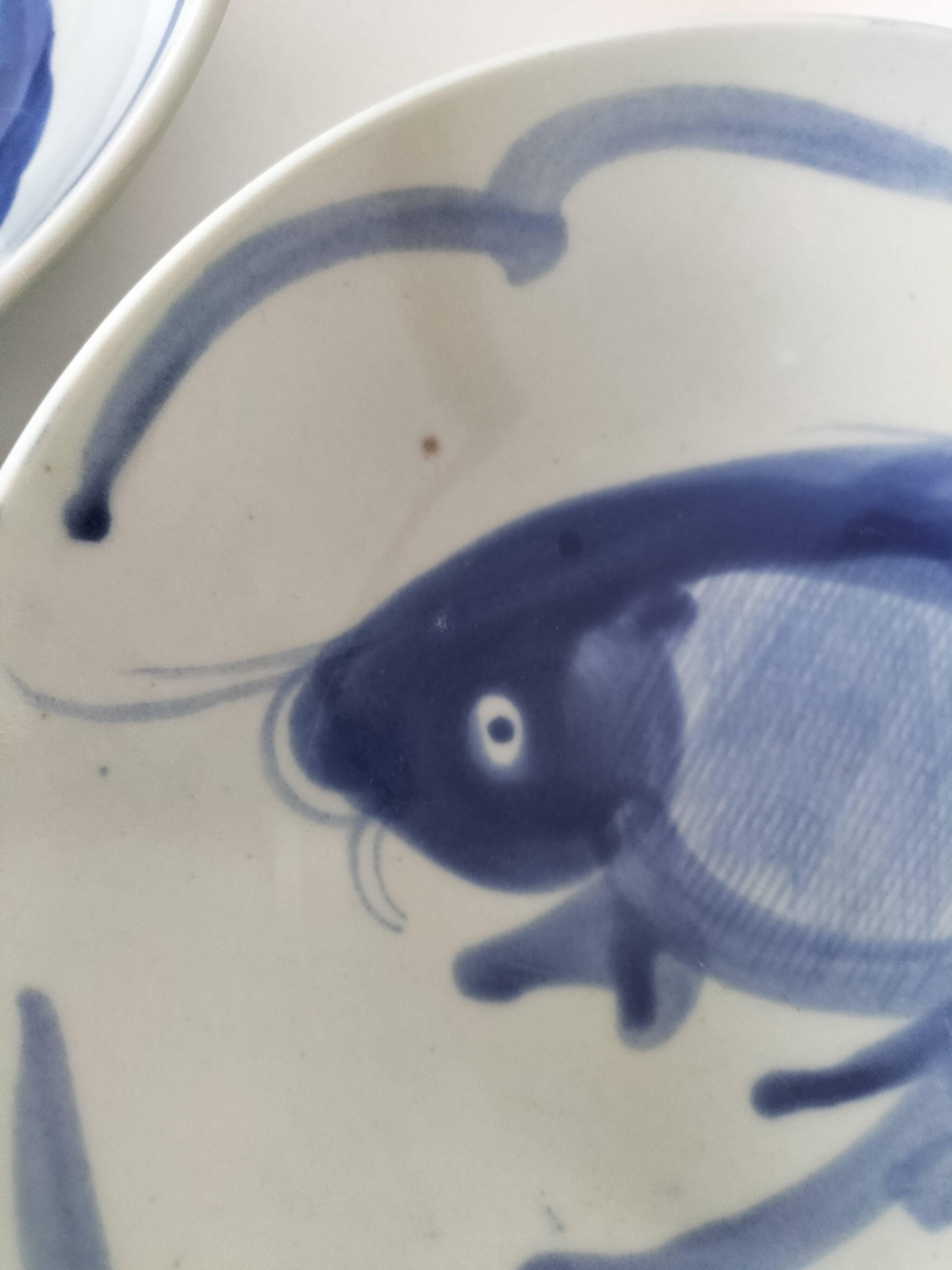 6 assiettes creuses chinoises vintage
