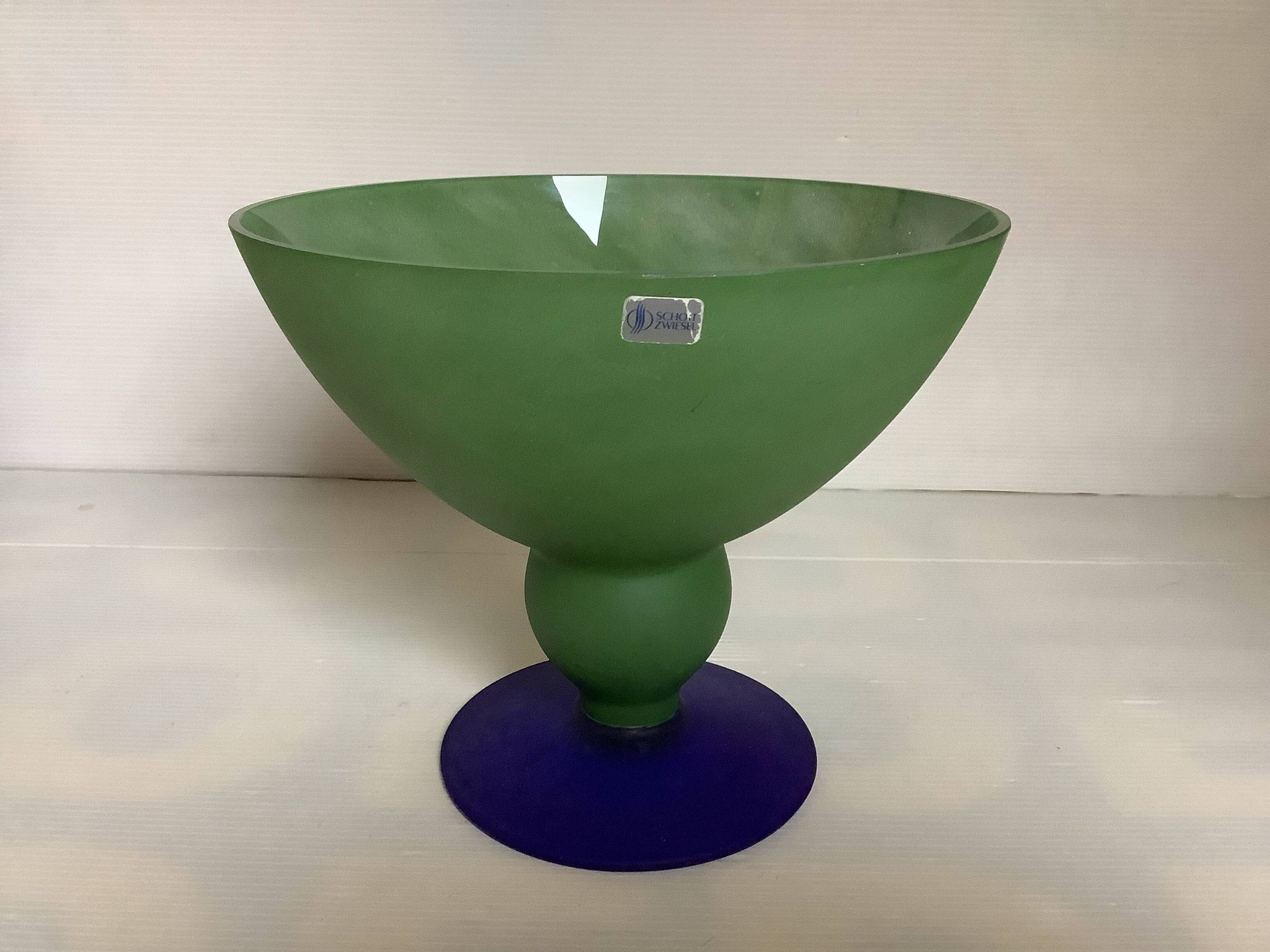 Coupe à pied pâte de verre Schott Zwiesel