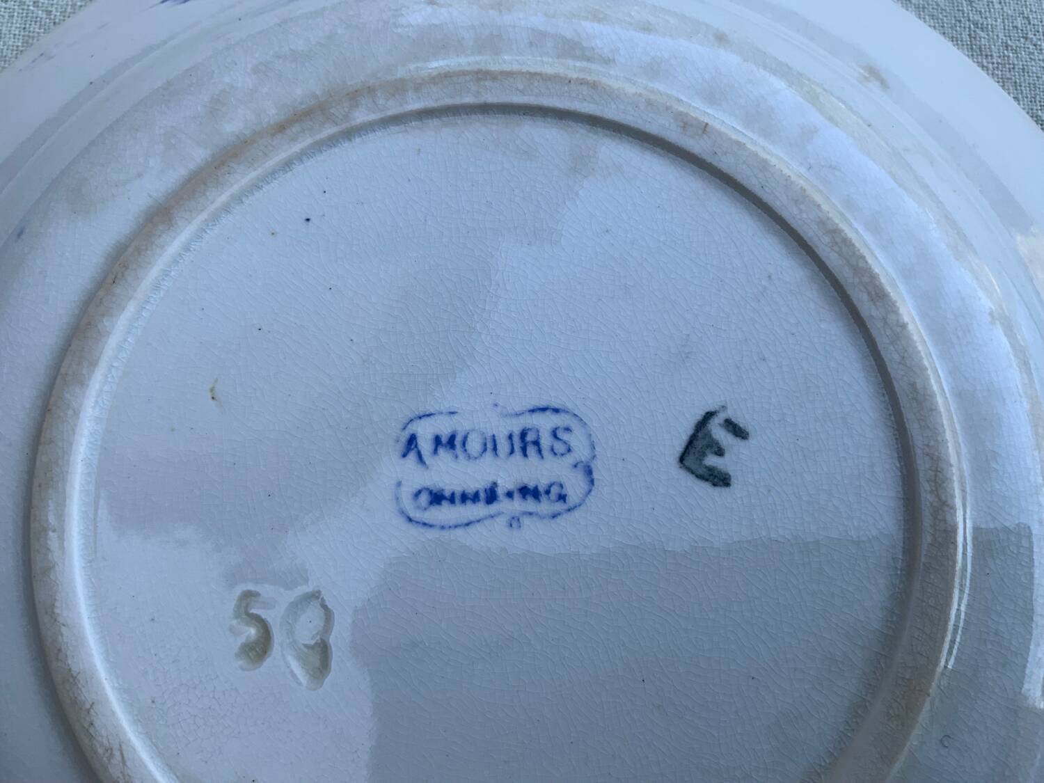 Terre de Fer “Amours” plates