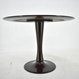 1960s Beech Round Dining Table, Czechoslovakia