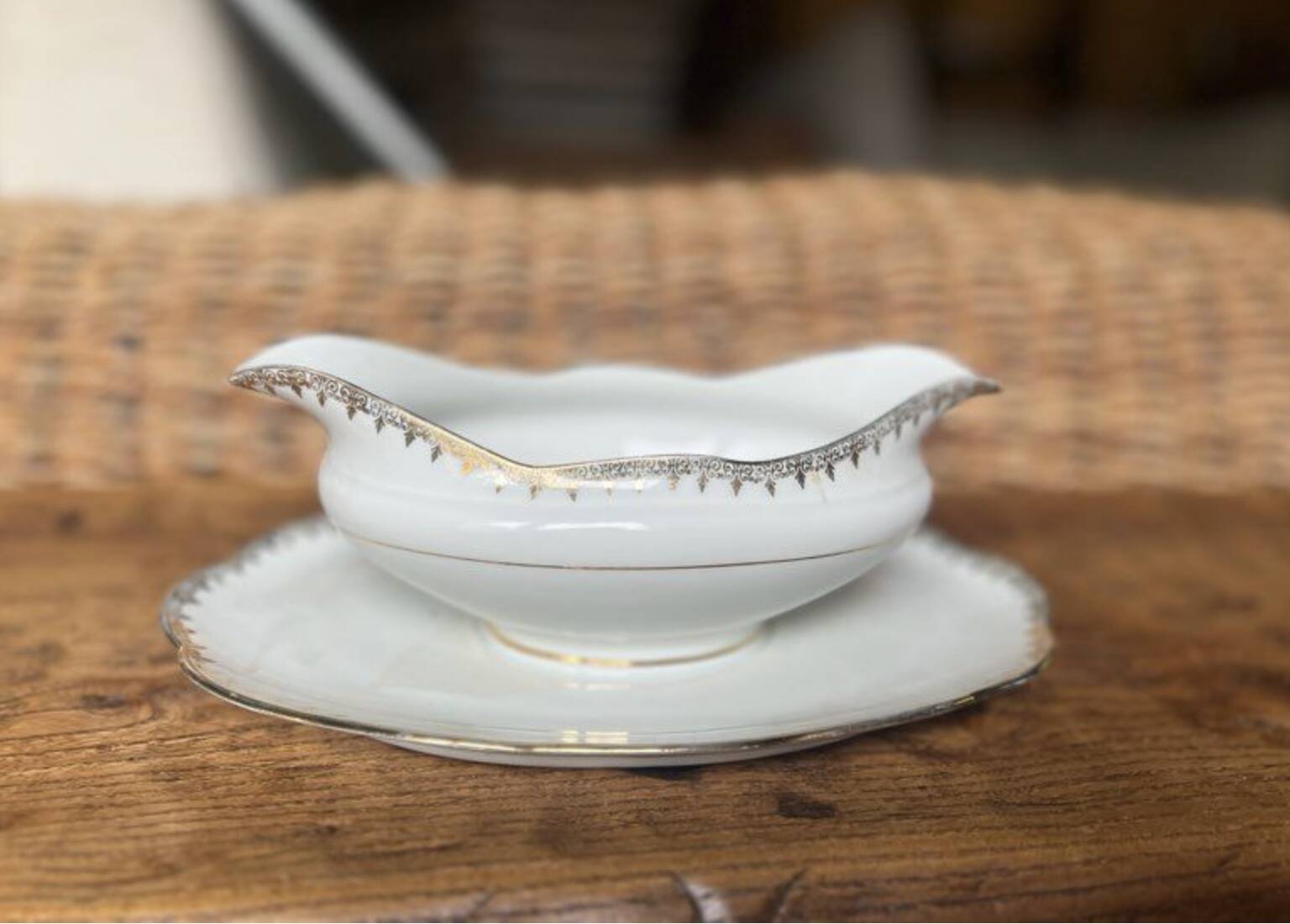 Sauce boat - Dureil apple tree 72 - Splendid Star porcelain