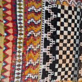 Tapis ancien tribal marocain fait main 124x142 cm