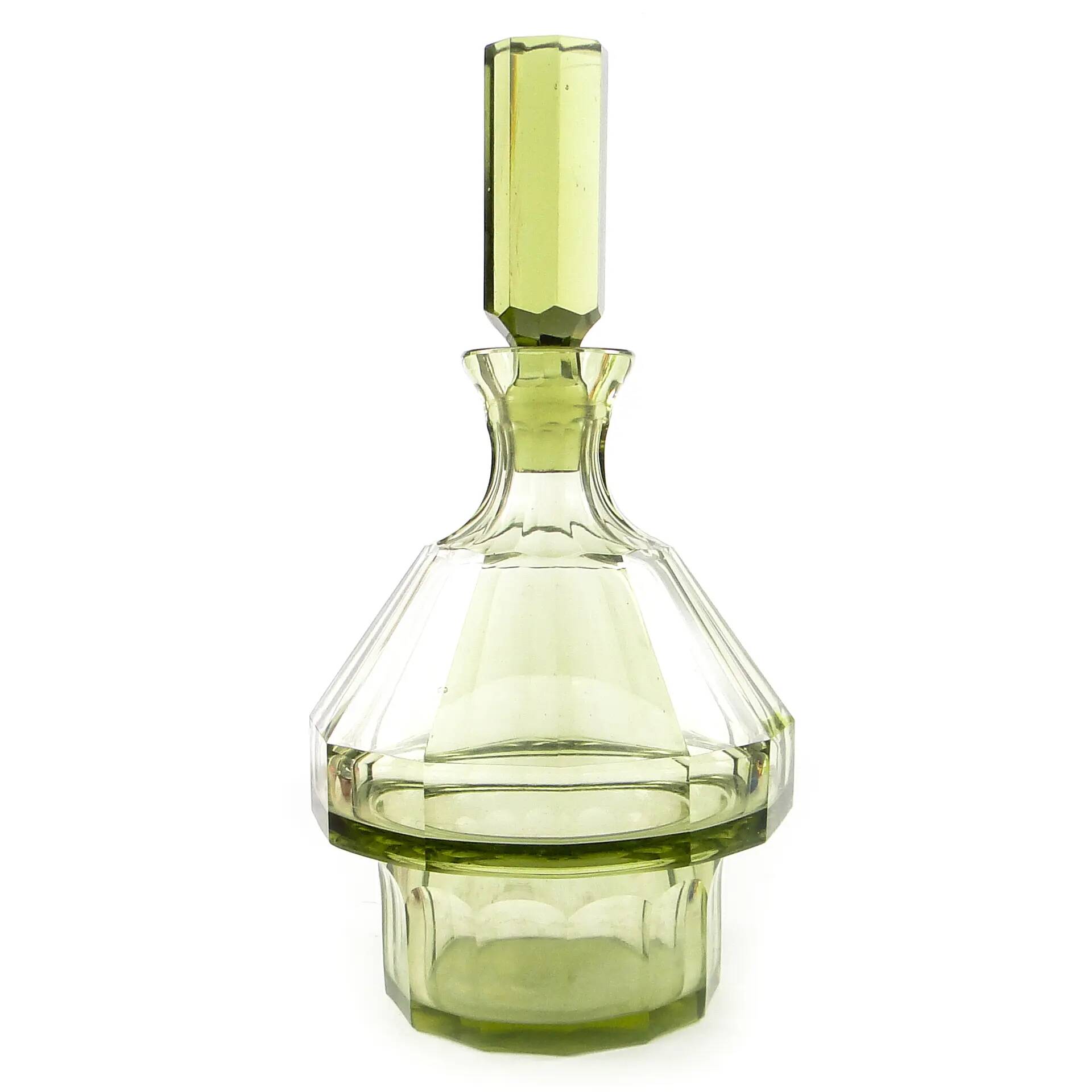 Carafe, Art Deco, crystal, Moser, Czechoslovakia, 1950s