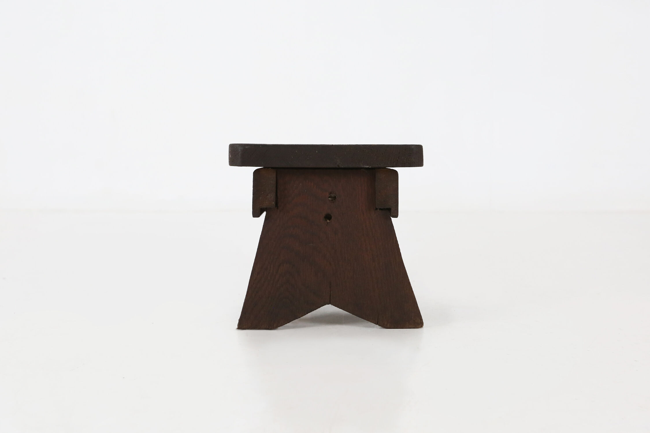 Wooden rustic stool Ca.1880