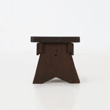 Wooden rustic stool Ca.1880