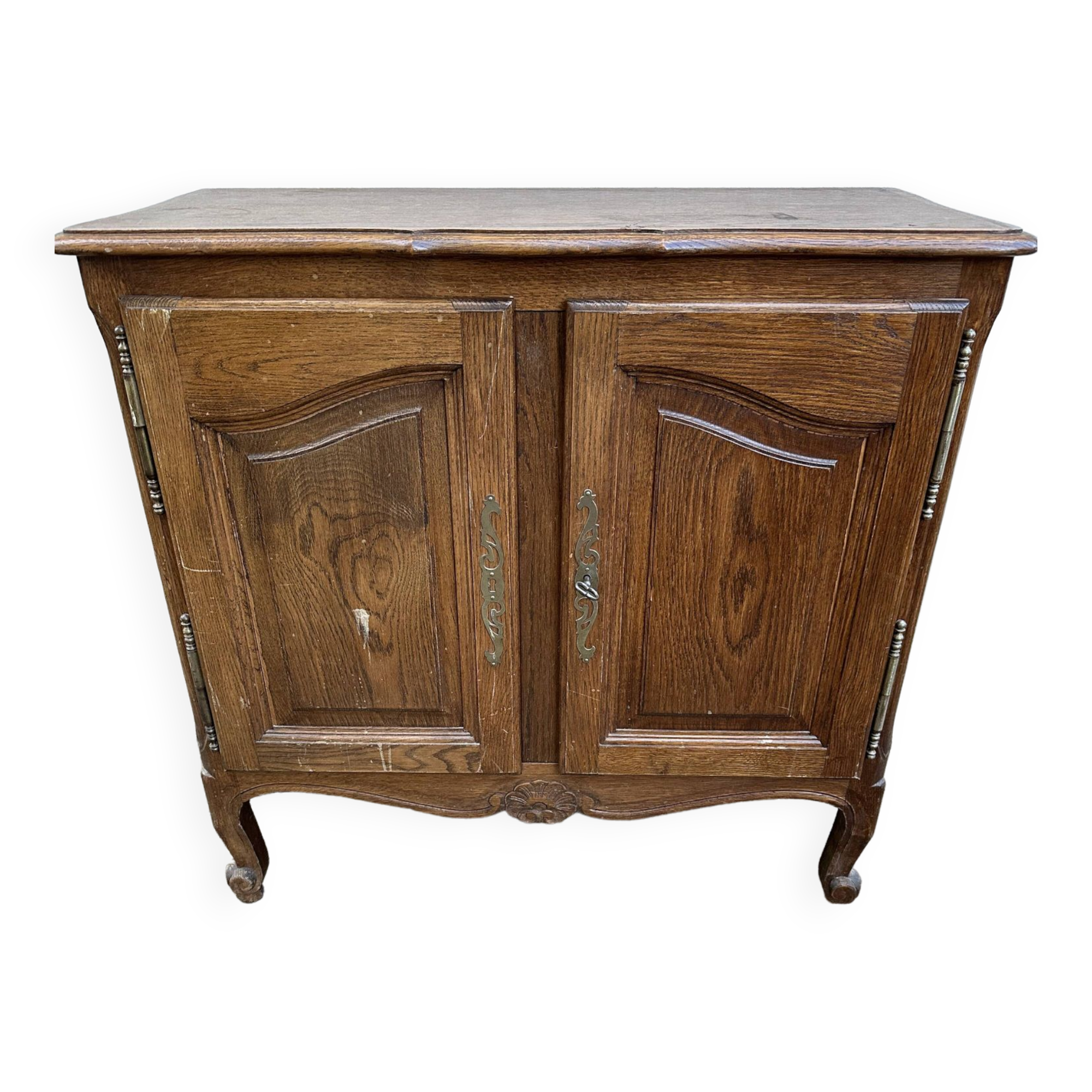 Rustic Louis XV style two-door sideboard