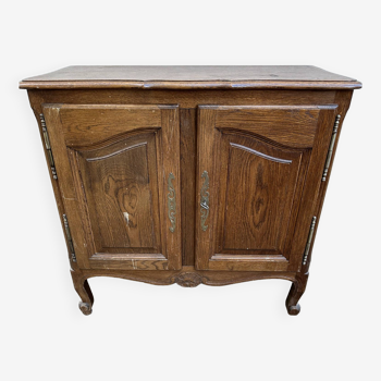 Rustic Louis XV style sideboard with two doors