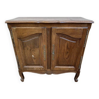 Rustic Louis XV style sideboard with two doors