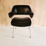 Black skai armchair