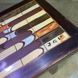 Wooden and ceramic coffee table