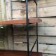 String shelf wood and metal 60s Sweden
