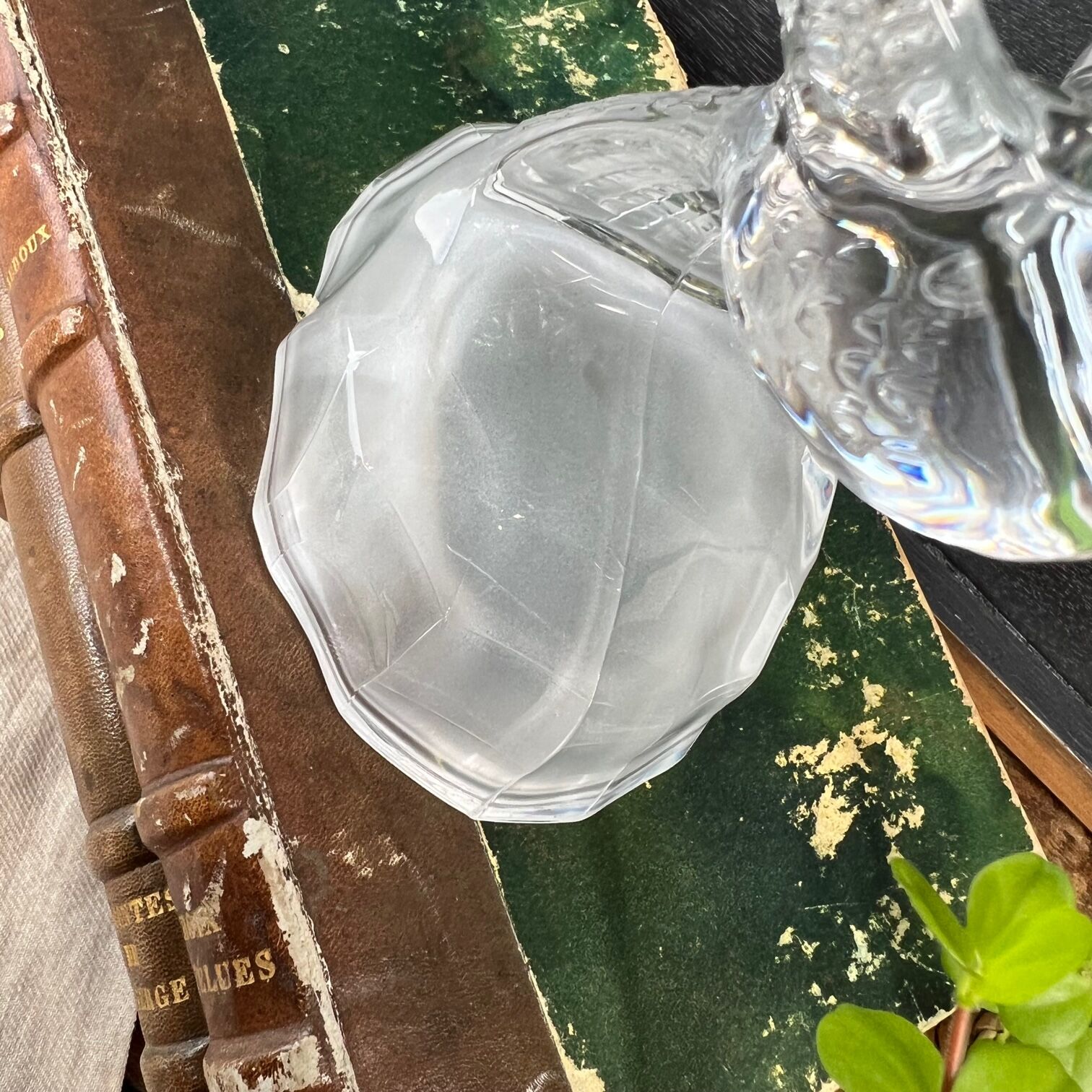 Crystal paperweight "the flight of the bird"