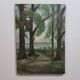Painting old landscape painting 1948 signed M.Bordat