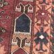 Afghan Turkmen rug handmade 115x136cm