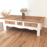 Louise - renovated solid oak coffee table