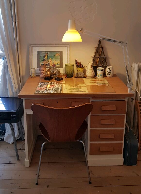 White architect Luxo lamp