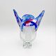 Monumental Vase Josef Hospodka Chribska Sommerso White Crystal 33cm