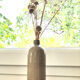 Beige stoneware bottle vase