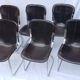 Set of 6 chairs of the brand Cidue 1970
