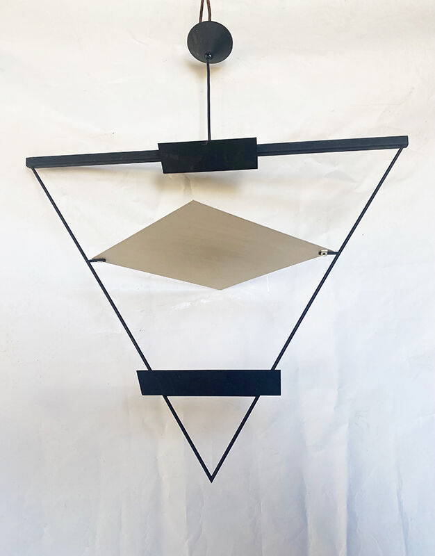 Artemide inverted wishblip suspension, mario botta - 1980