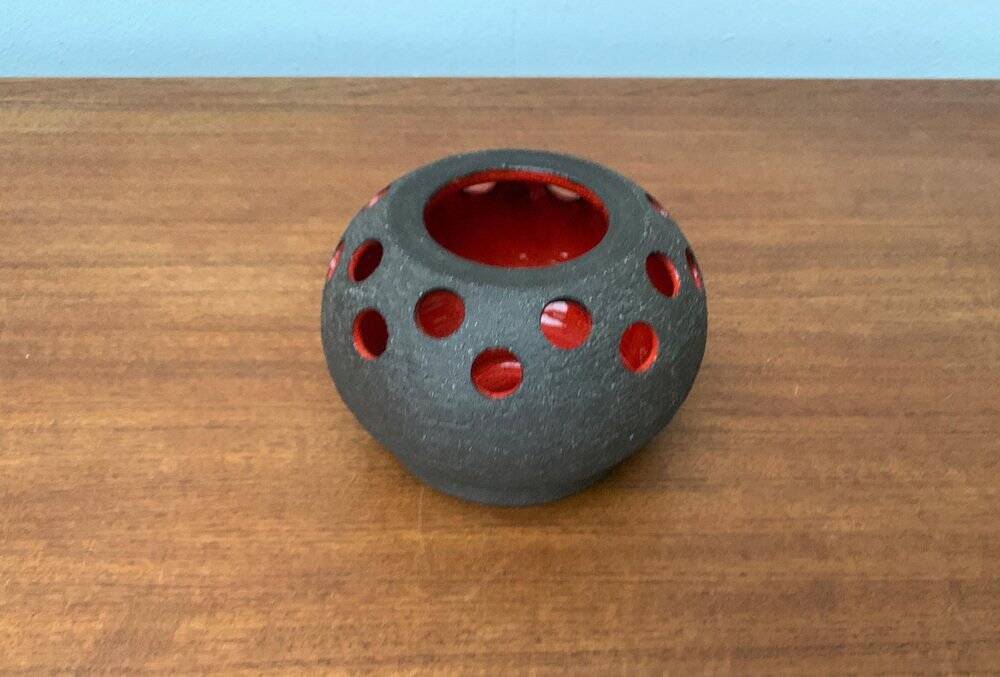 Danish studio candlestick from the mid-century by Lovemose, 1960s.