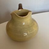 Pitcher vase glazed earth Etienne Noël Dieulefit 1950