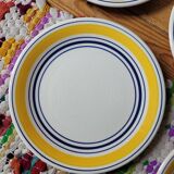 Set of 4 ceramic dessert plates