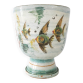 Cache-pot en céramique Rayon Albisola Italie 1950