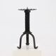 Brutalist Sculptural Wrought Iron Candle Holder 1960s