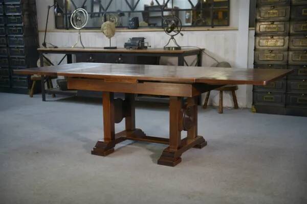 Table avec rallonges par Étienne Kohlmann 1960’s