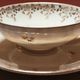 10 cups and tea saucers Limoges porcelain DRB Manufacture decor signed JS
