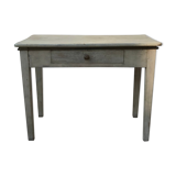 Pale green patinated wooden desk