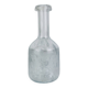 Vase soliflore verre bullé transparent, vintage