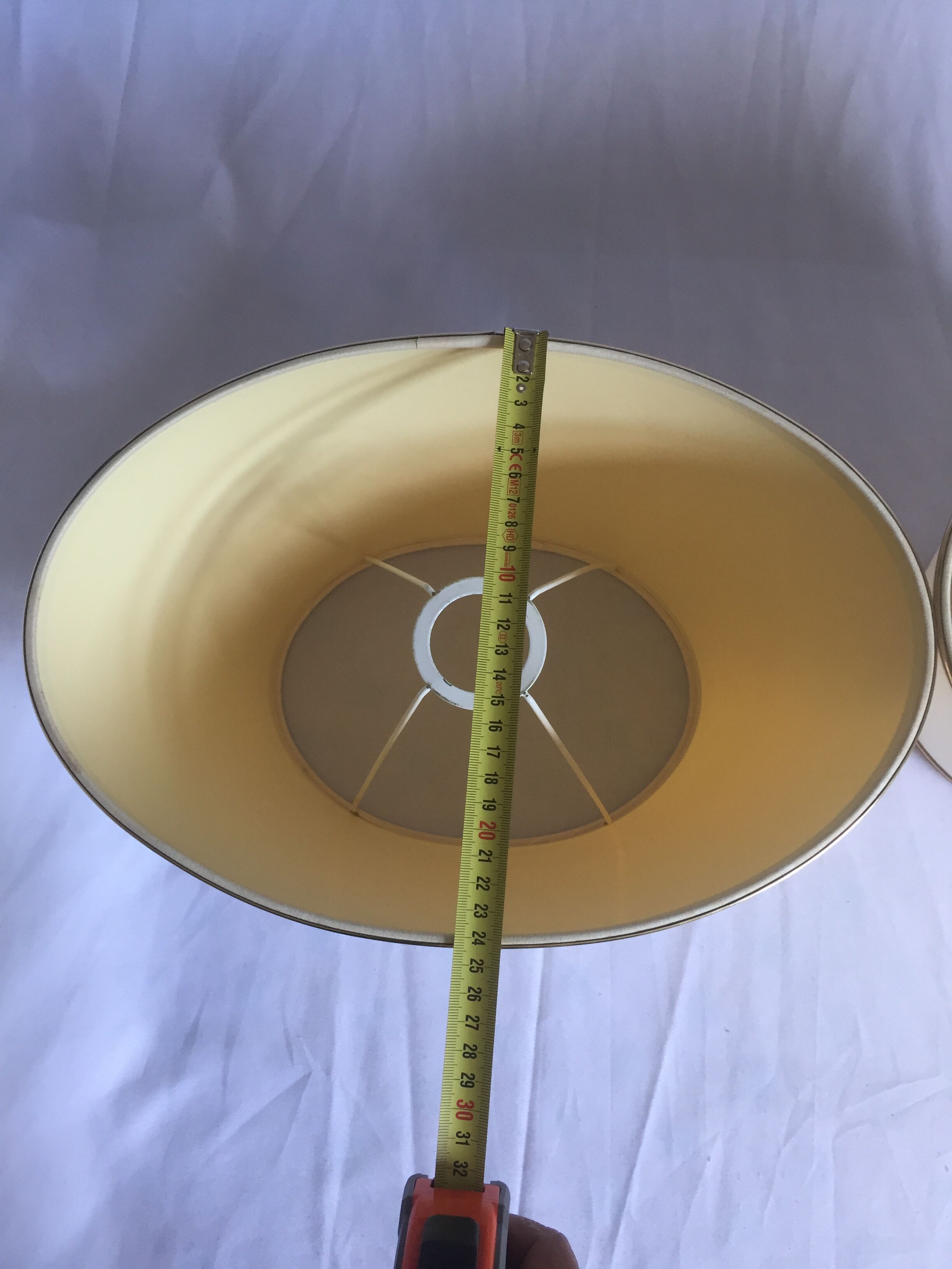 Pair of French 70s lamps Philippe Barbier style