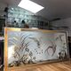 Miroir à décor d'oiseaux