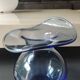 Bohemia Selection ball vase in handmade crystalline. Cobalt blue.