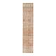 1970s Turkish Hand-Knotted Wool Cotton Orange Runner Rug 60x293