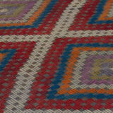 Anatolian handmade kilim rug 260 cm x 183 cm