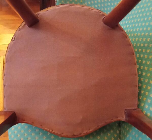 Ancienne banquette et ses deux chaises ancien salon  style Louis XV