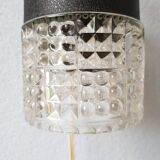 Chrome wandamp design applique with Philips 60s shadow glass