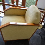 Set of armchairs and art-deco beanbags