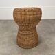 Tabouret rotin bouchon de champagne