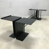 Table basse acier et verre