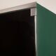 Guido Faleschini Astro Smoked Glass and Suede Cabinets for i4 Mariani 1979