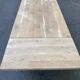 Farmhouse dining table extendable stripped in raw solid oak 180-270cm 1