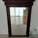 Large antique 19th-century mirror in carved wood - Haussmannian style.
