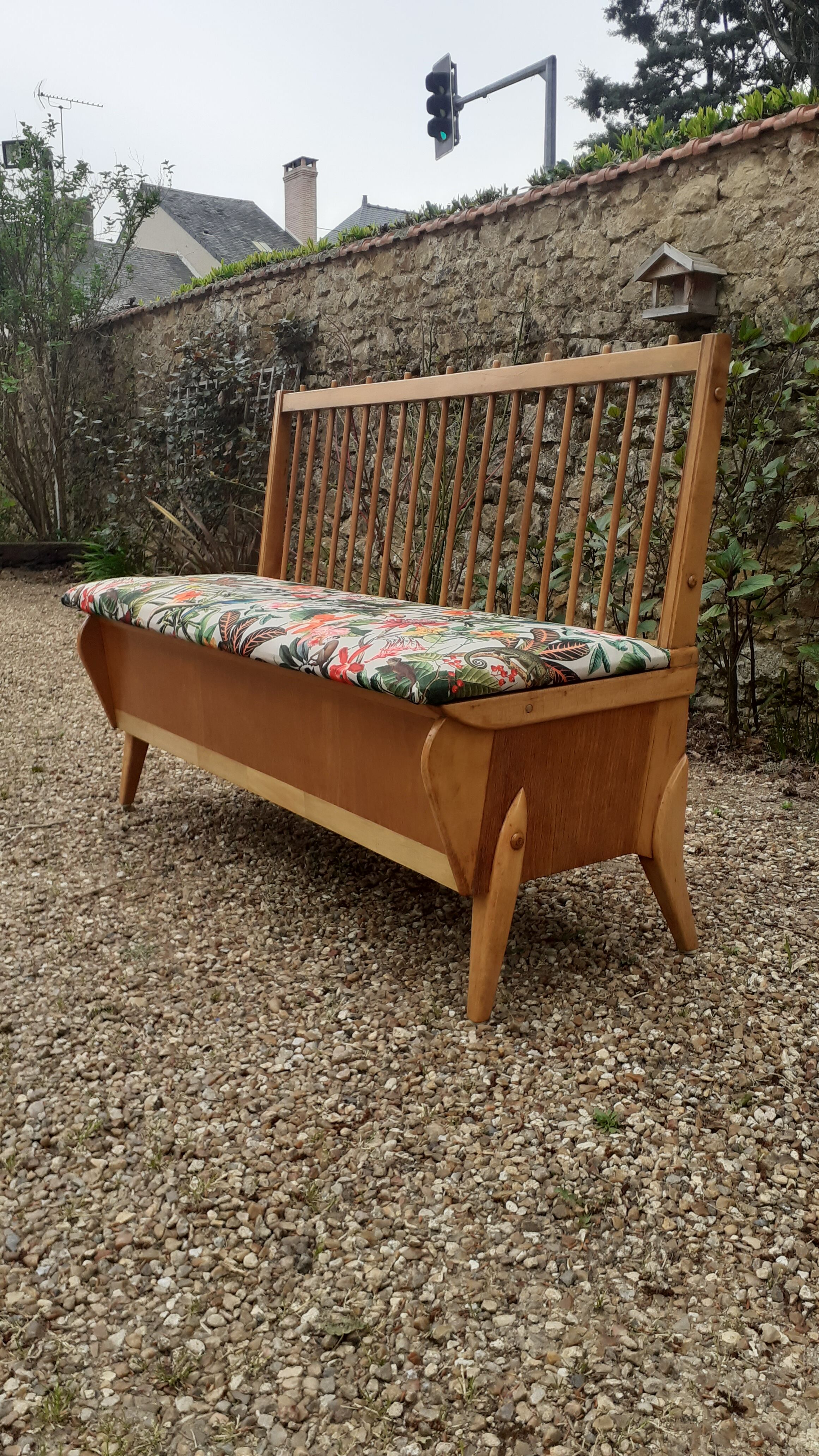 Vintage 50s chest bench