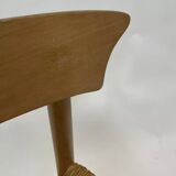 Vintage chair danish design papercord 60s dining chair
