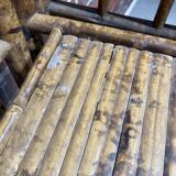 Foldable bamboo shelf